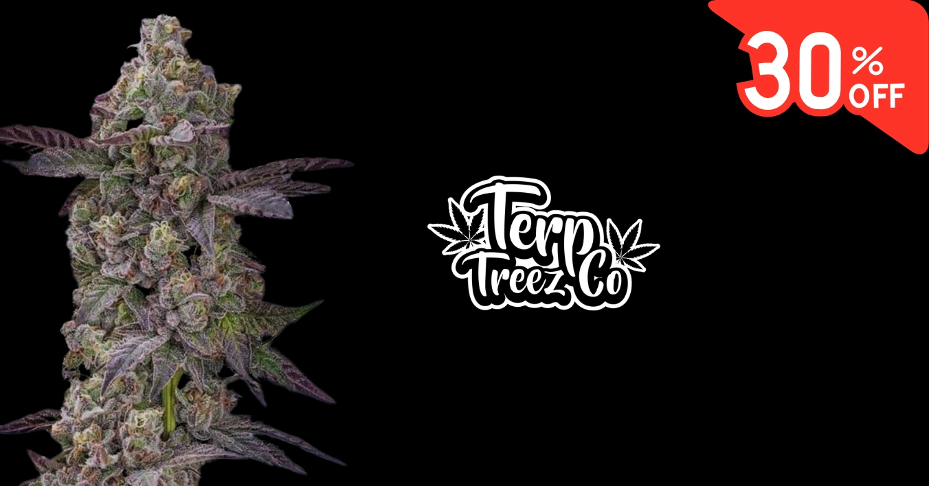 30% off Terp Treez seeds promotion at Gorilla Seeds, December only.